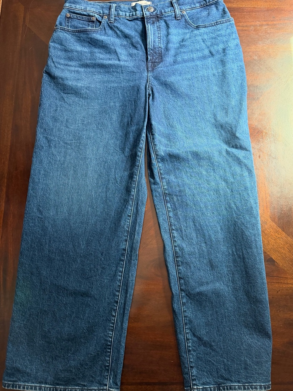 Madewell Perfect Vintage Wide Leg Jeans 32 Nighthawk Wash